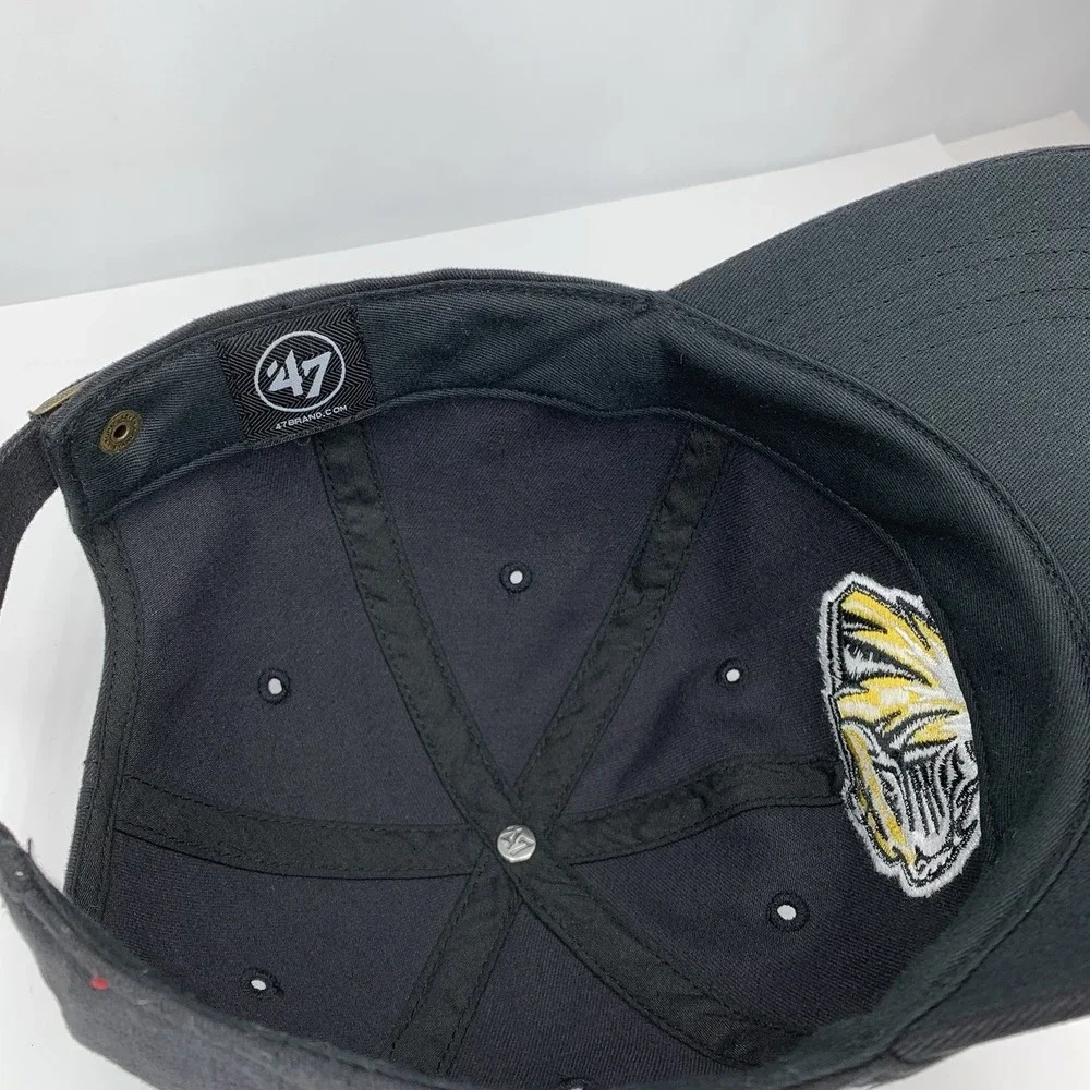 Missouri Missou Tigers Hat Black '47 Adjustable Strap Unstructured Baseball Cap